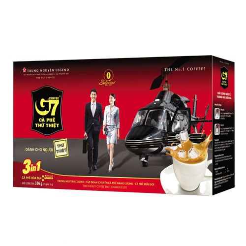 Cà phê hòa tan G7 3in1 (21 gói x 4 hộp)