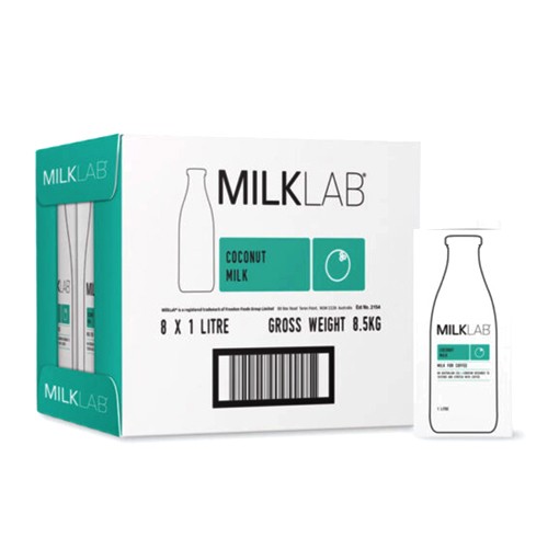 MILKLAB Coconut sữa tươi tiệt trùng (8 hộp x 1L)