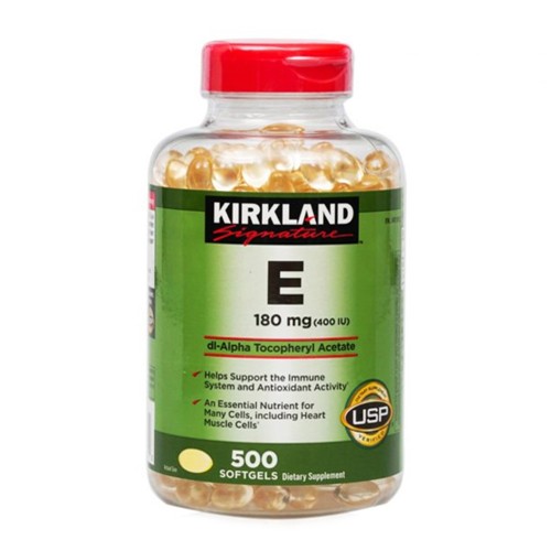 Vitamin E 400IU Kirkland  (500 viên)